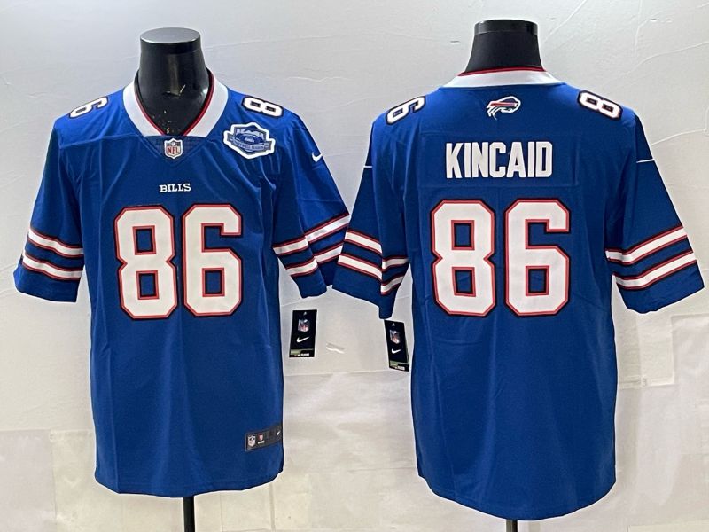 Men 2025 Buffalo Bills #86 Kincaid Blue Nike Limited NFL Jersey style 08->buffalo bills->NFL Jersey